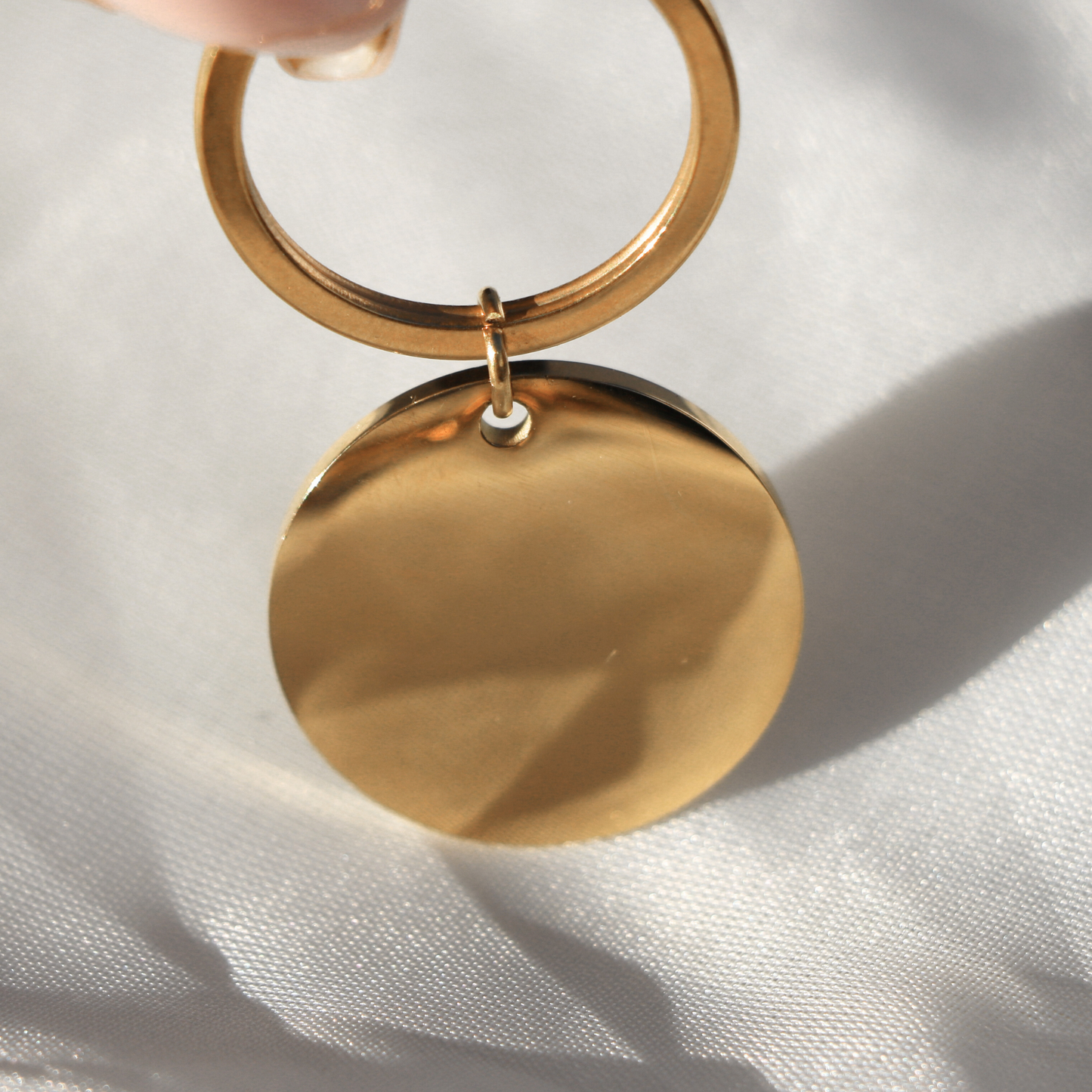 Engravable Round Dog Tag