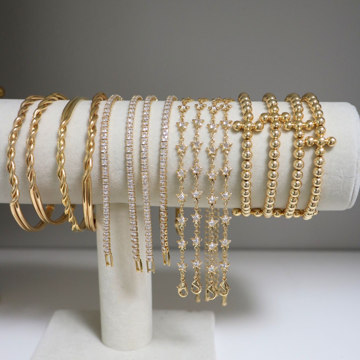 Cross Beaded Bracelet