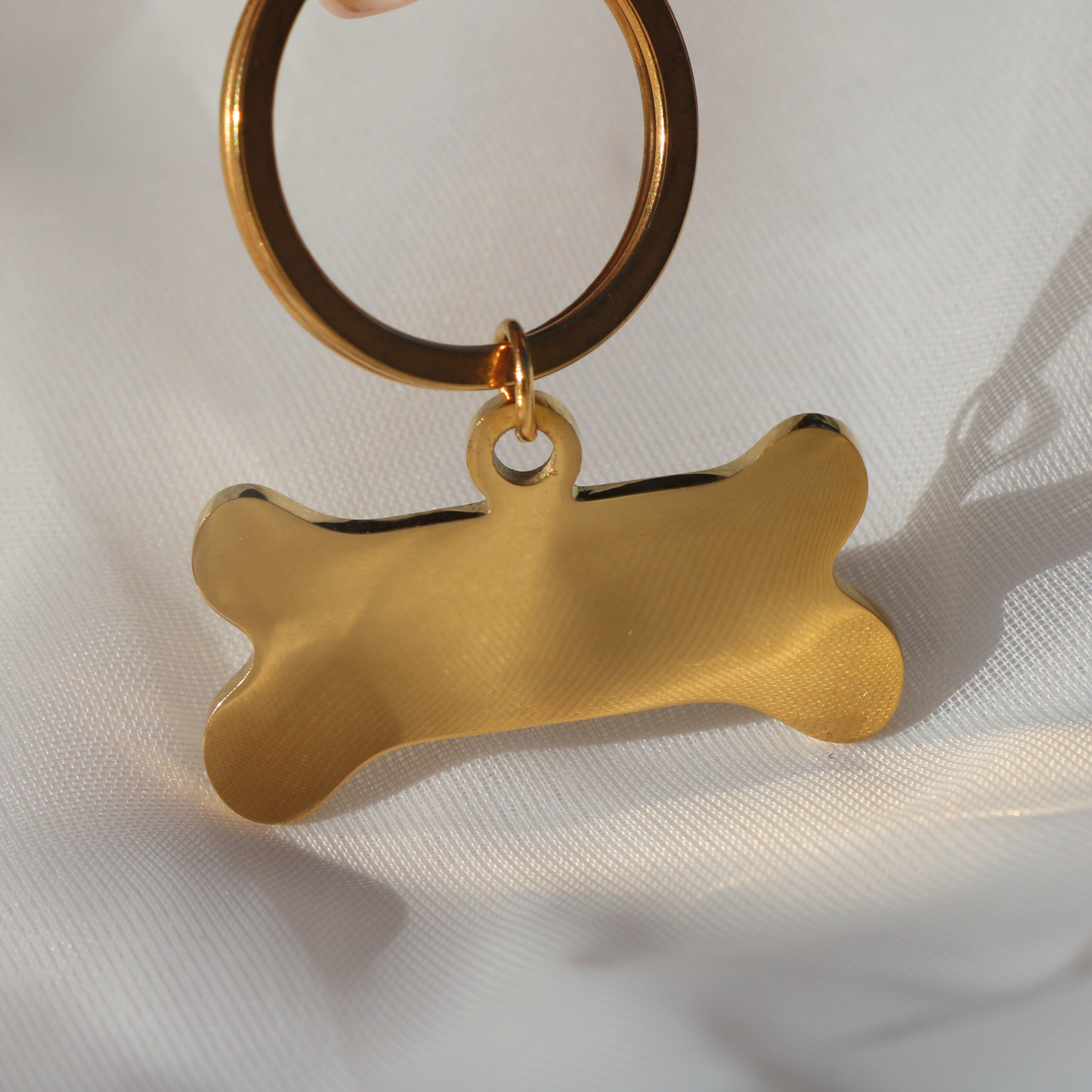 Engravable Bone Dog Tag