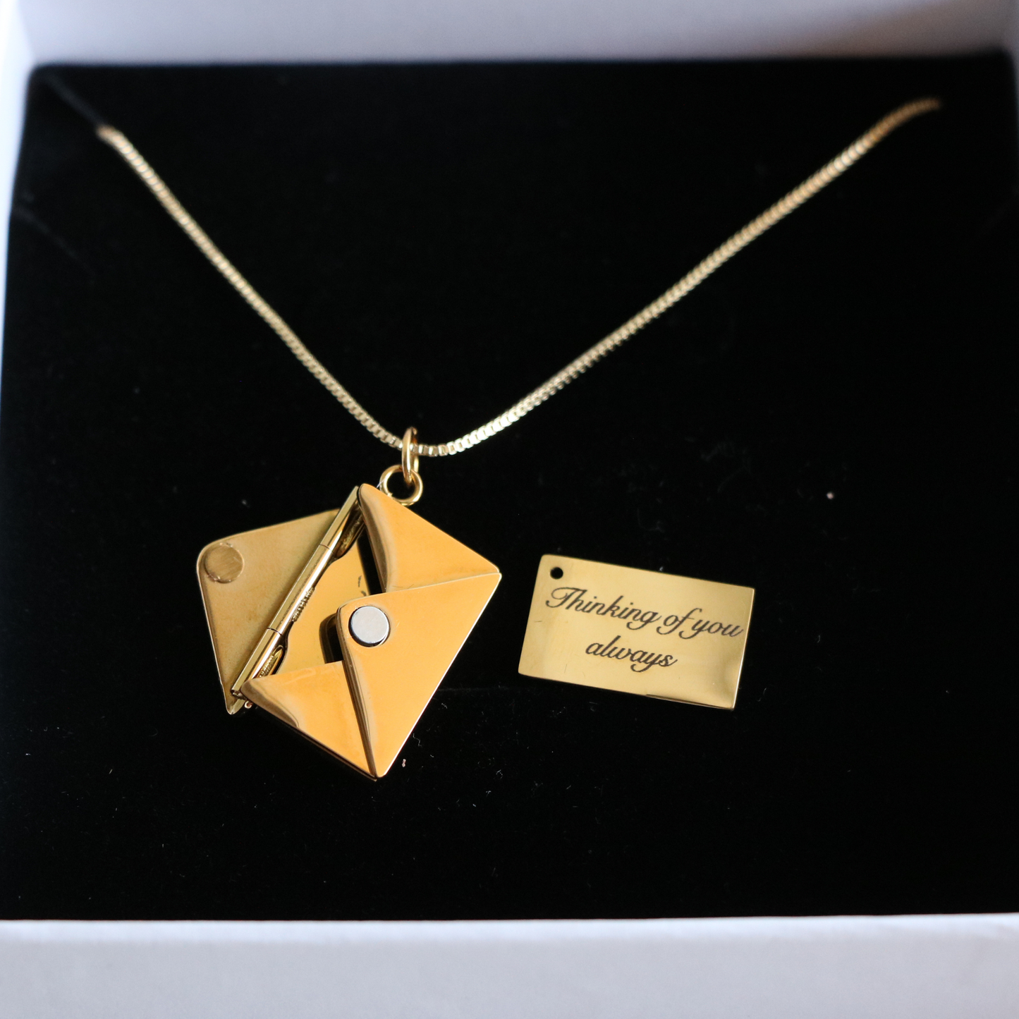 Engravable Keepsake Letter Necklace
