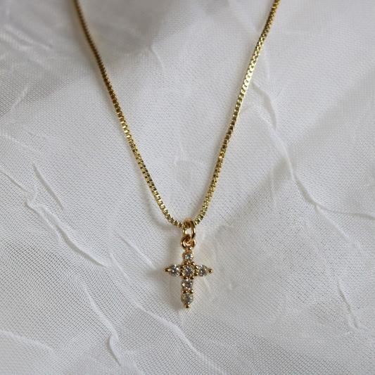 Holy Mini Cross Necklace