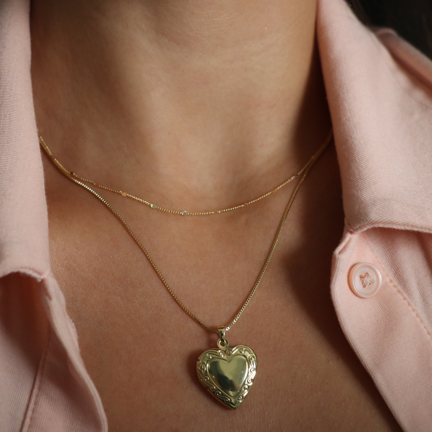 Heart Locket Necklace