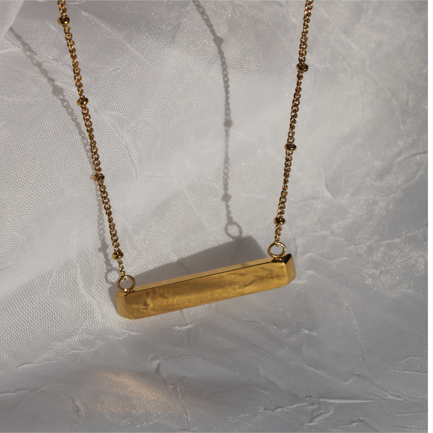 Engravable Bar Necklace