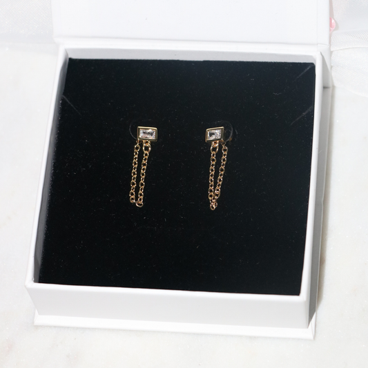 Lia Drop Stud Earrings