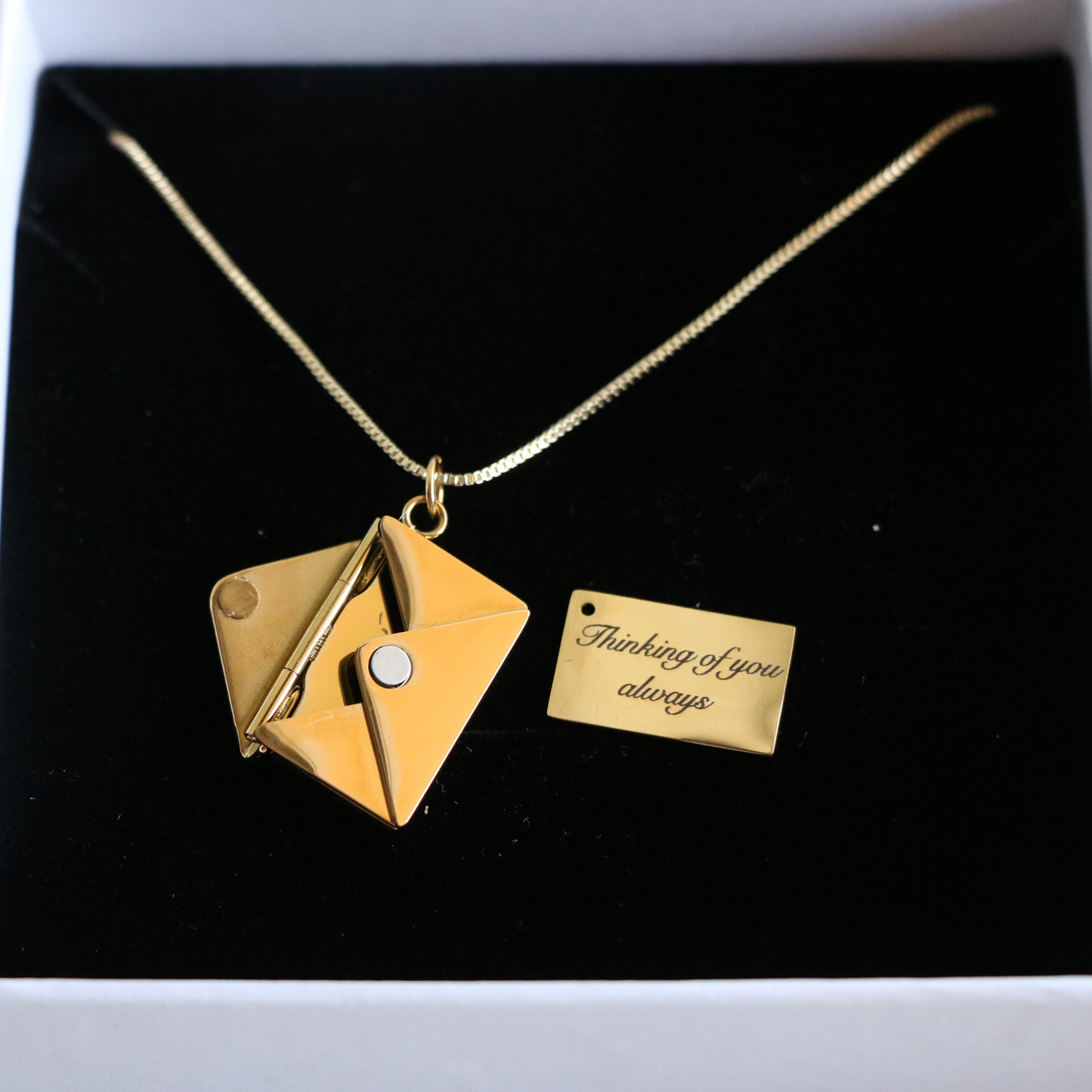 Engravable Keepsake Letter Necklace