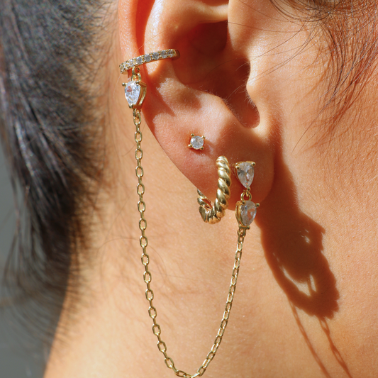 Just like Heaven Cuff Earrings