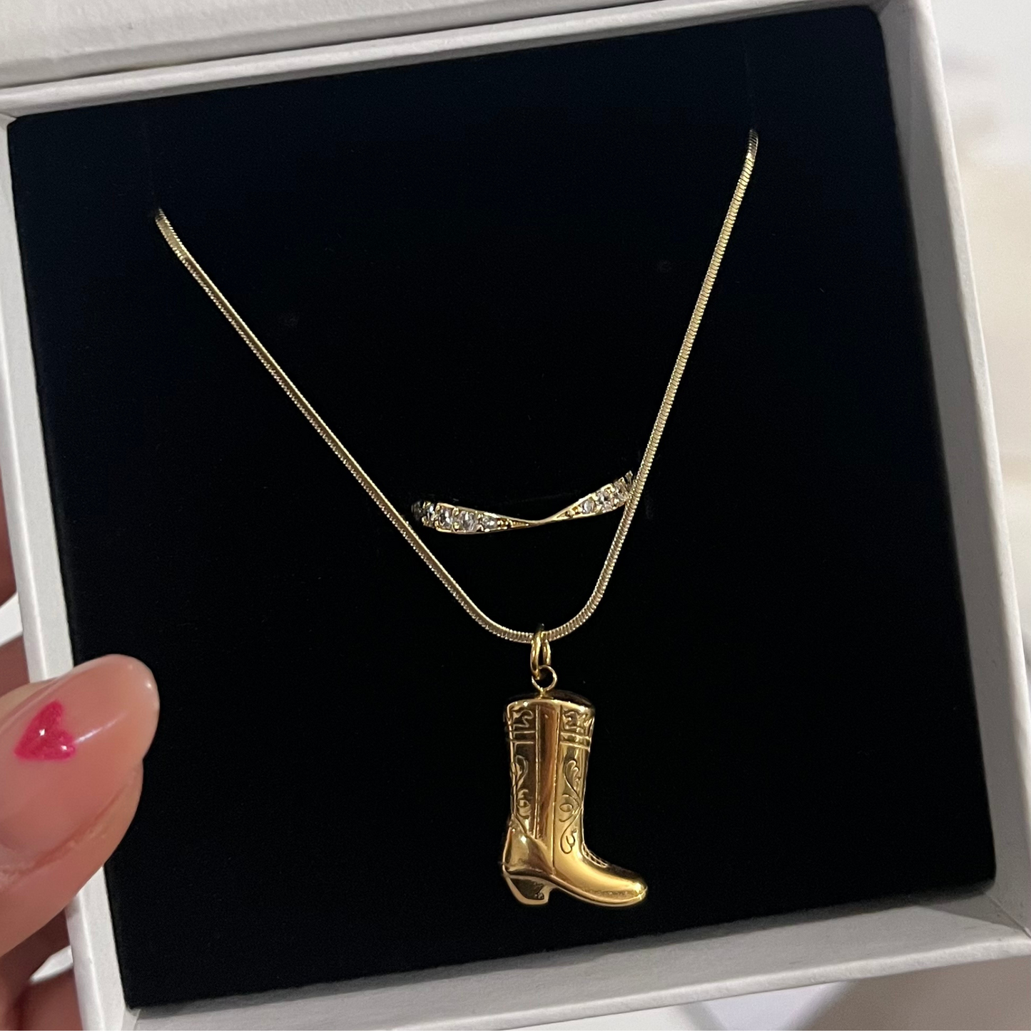 Jesse Boot Necklace