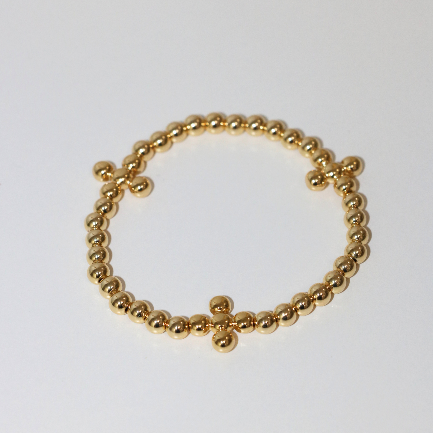 Cross Beaded Bracelet