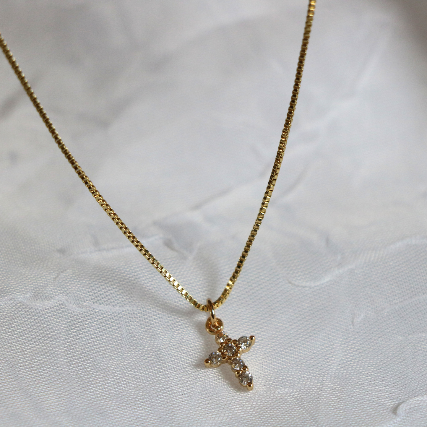 Holy Mini Cross Necklace