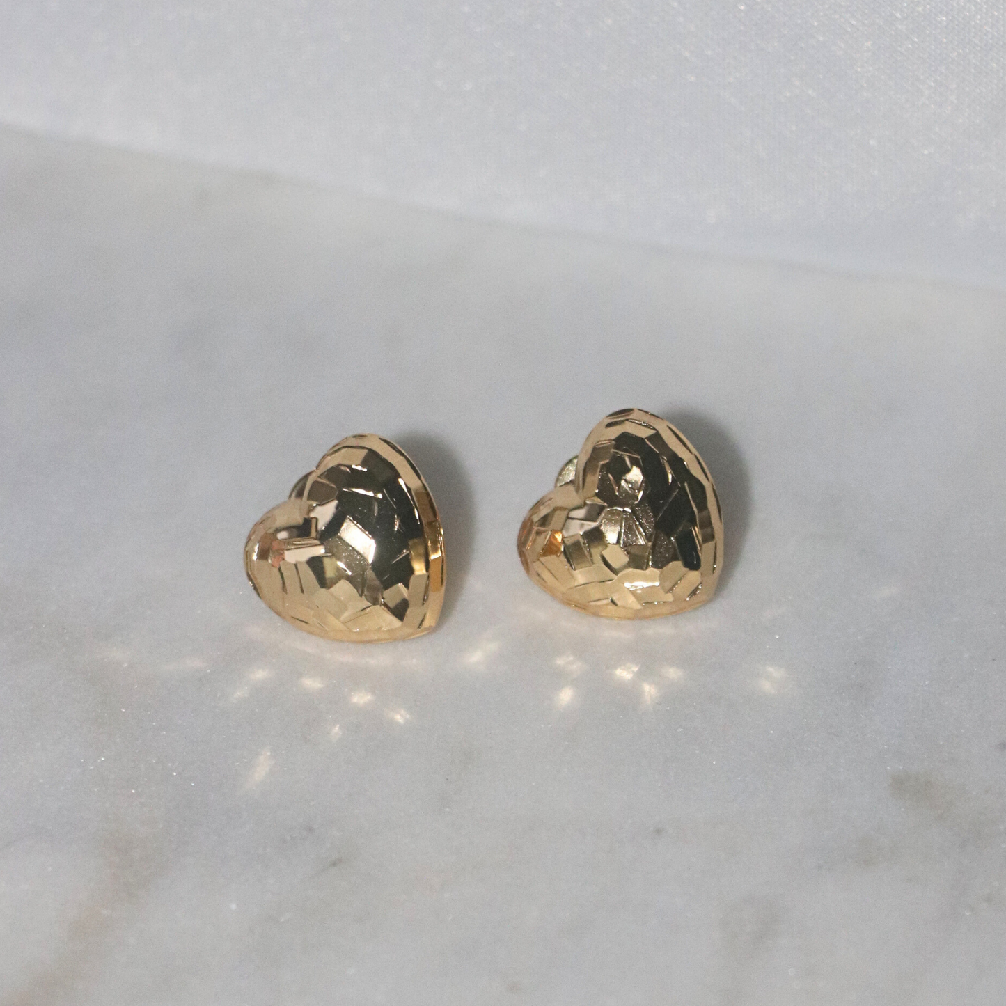 Bethany Heart Stud Earrings