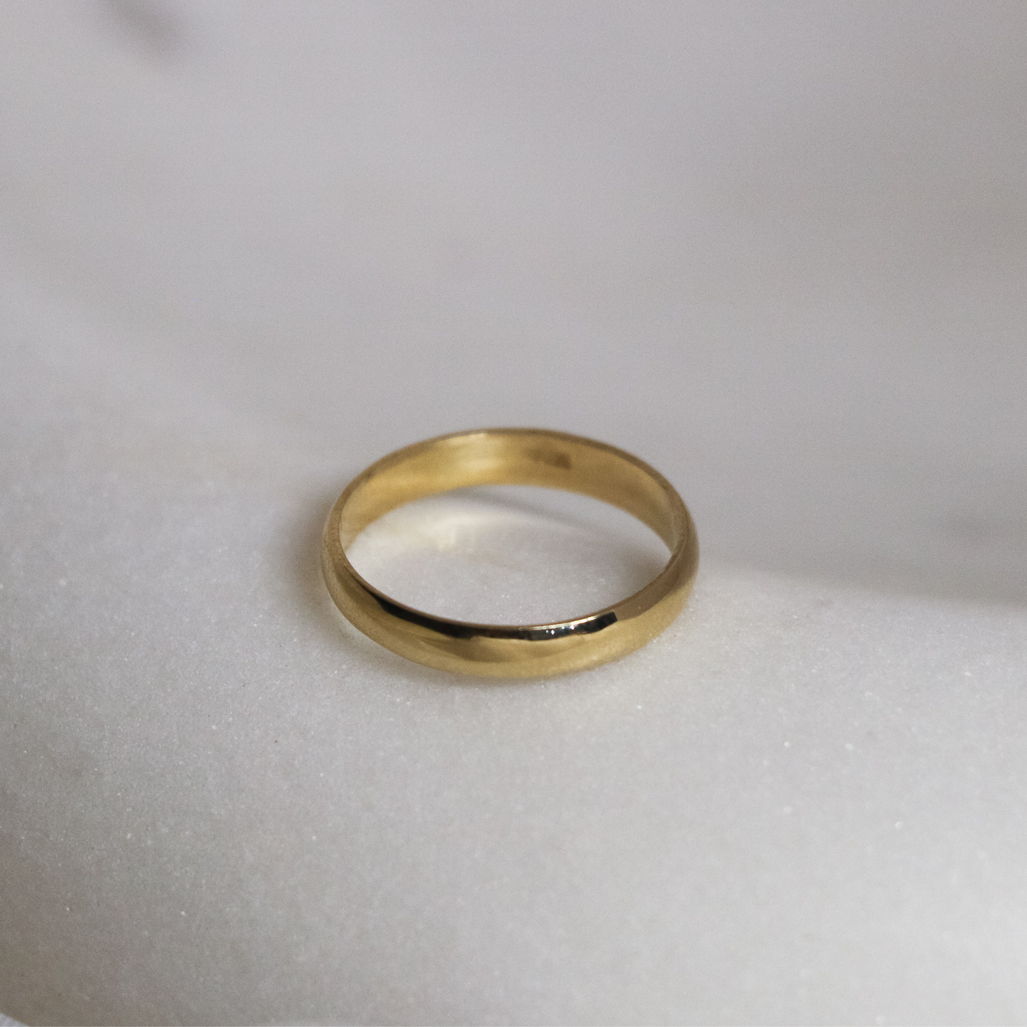 14k Solid Gold Band Ring