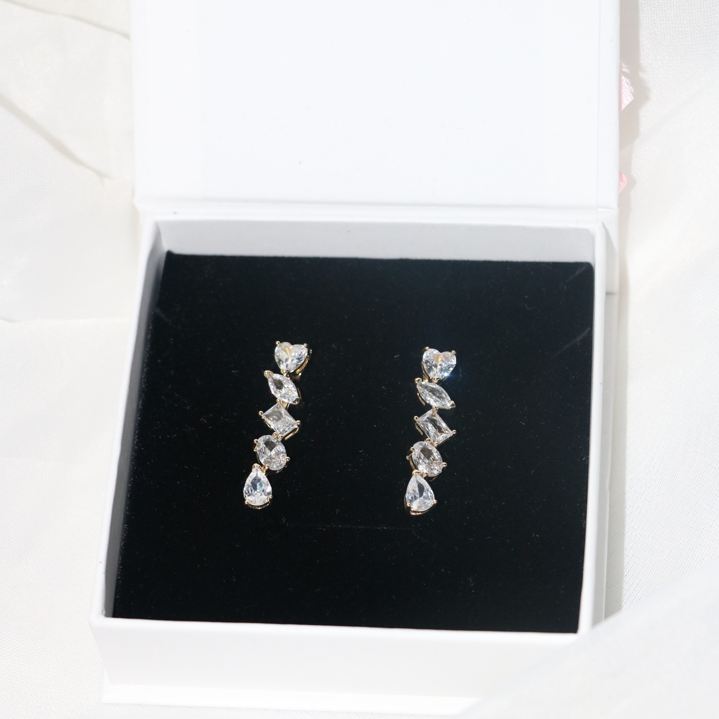 Violette Drop Earrings