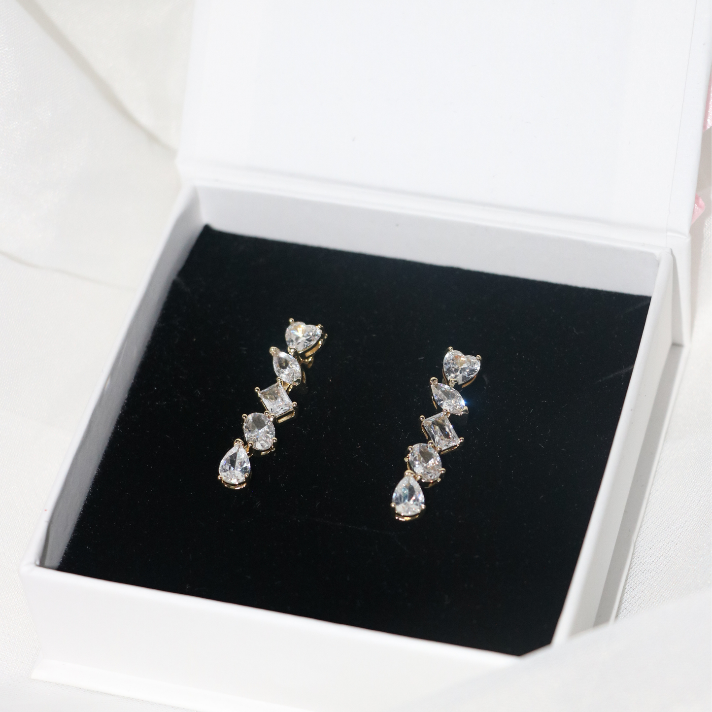 Violette Drop Earrings