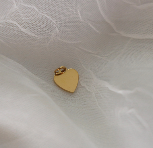 Engravable Heart Charm