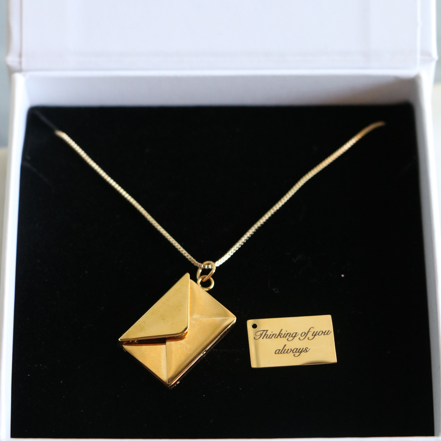 Engravable Keepsake Letter Necklace