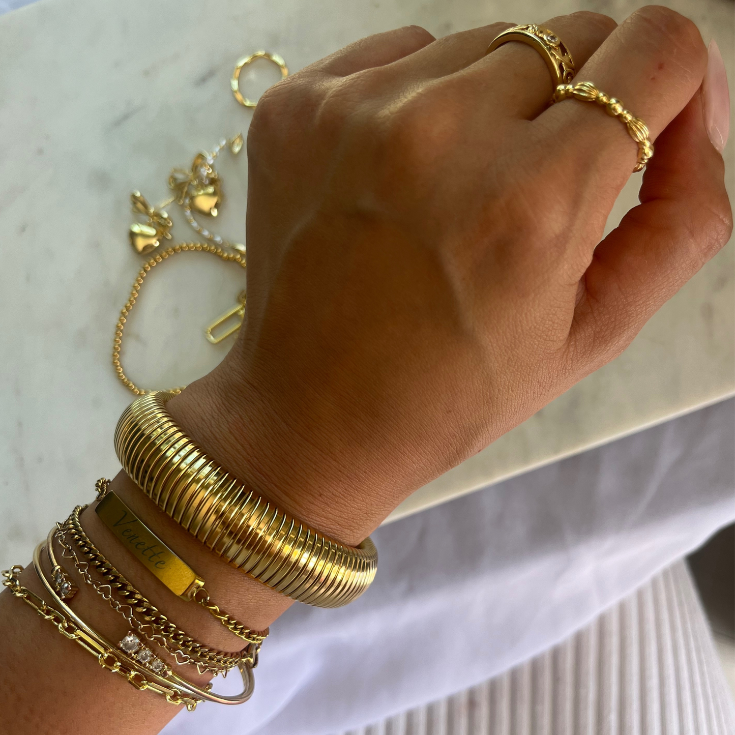 Cleo Gold Bangle