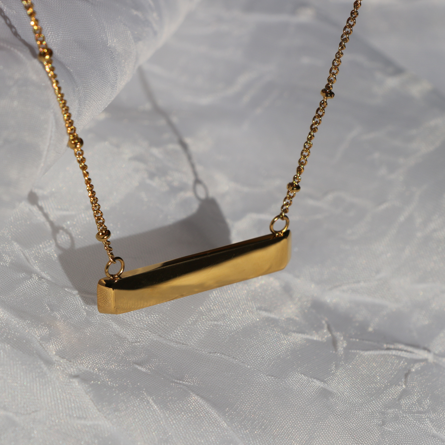 Engravable Bar Necklace