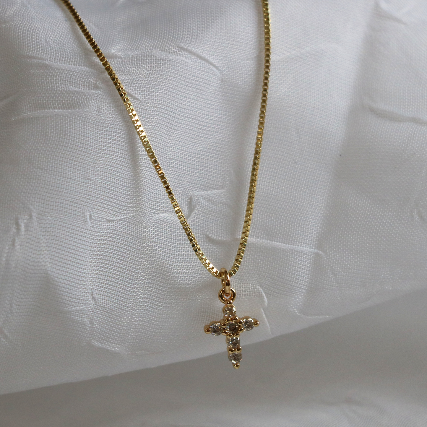 Holy Mini Cross Necklace