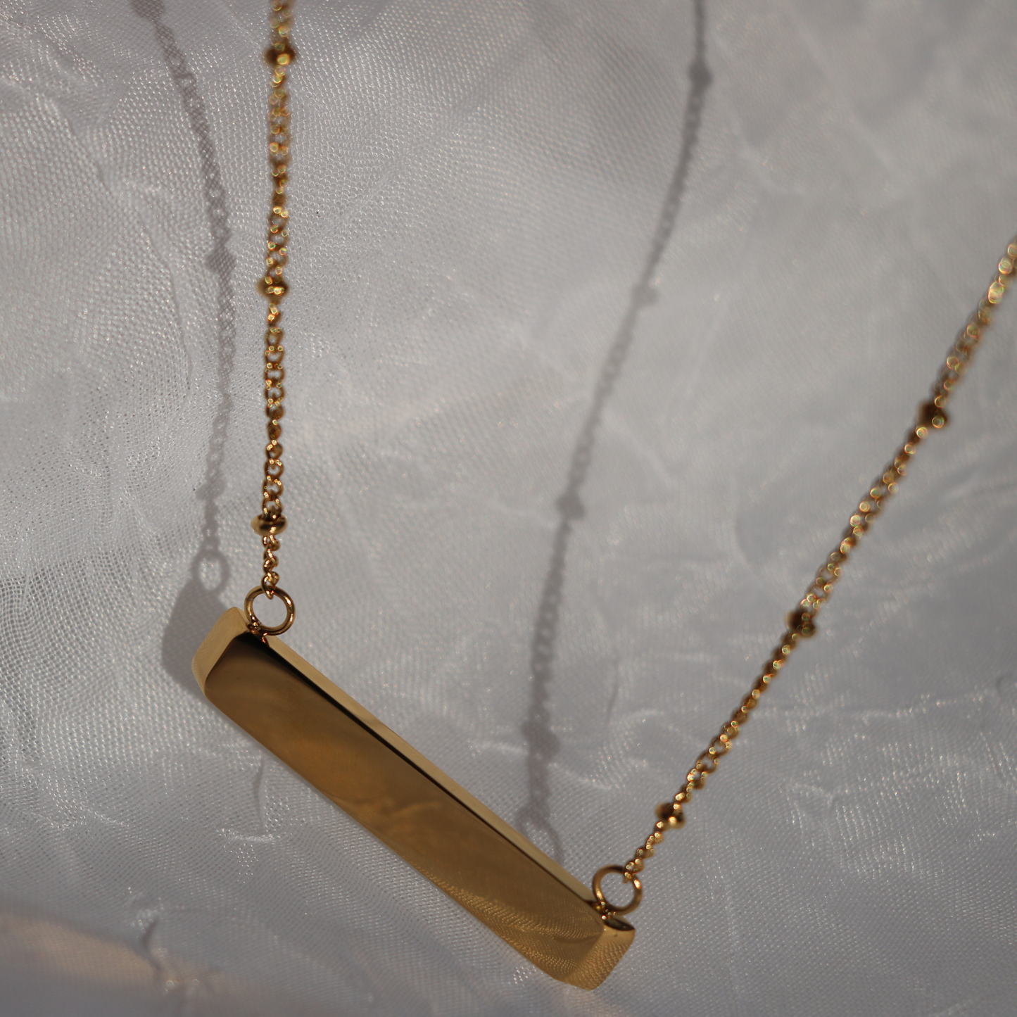 Engravable Bar Necklace