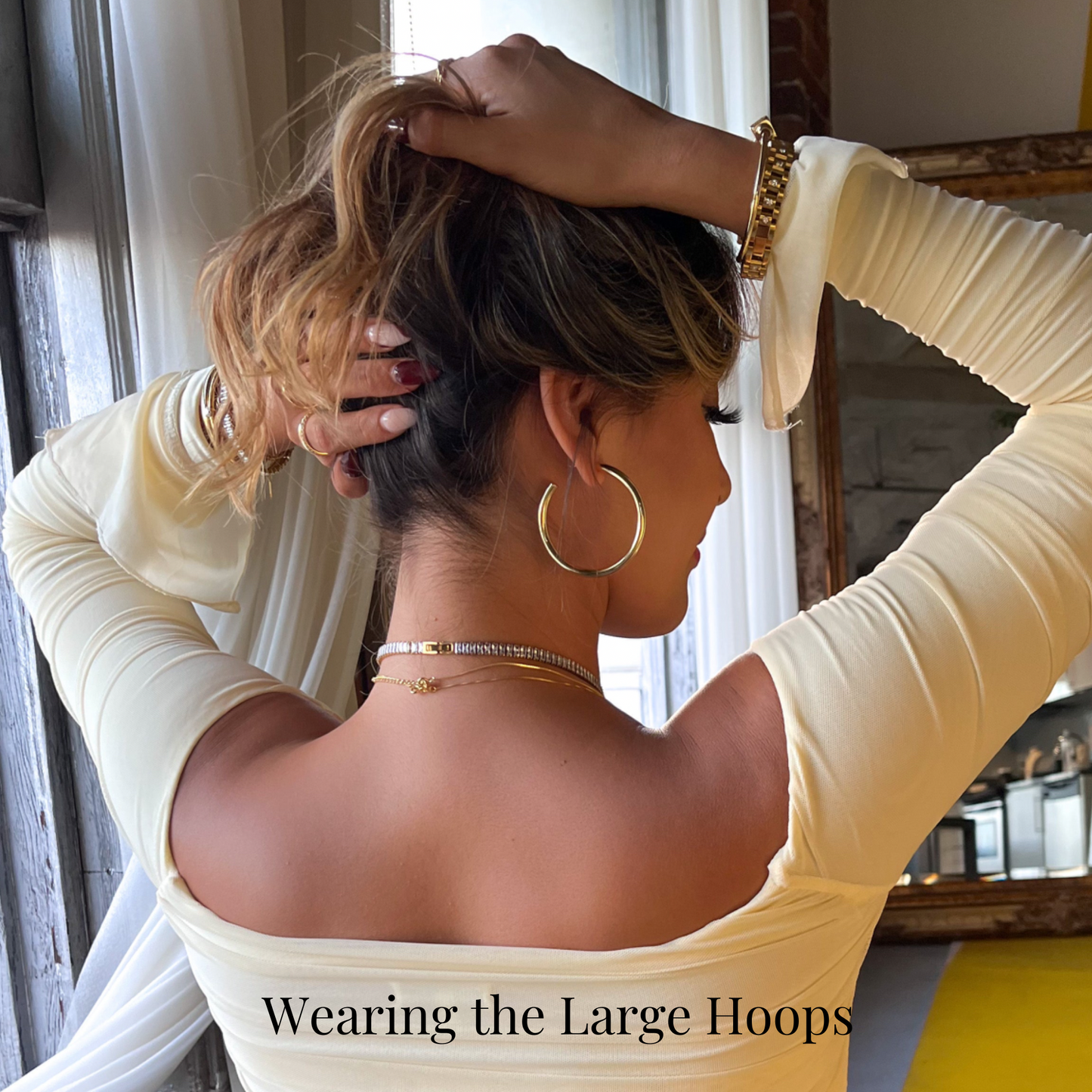 Heavenly Hoop Earrings