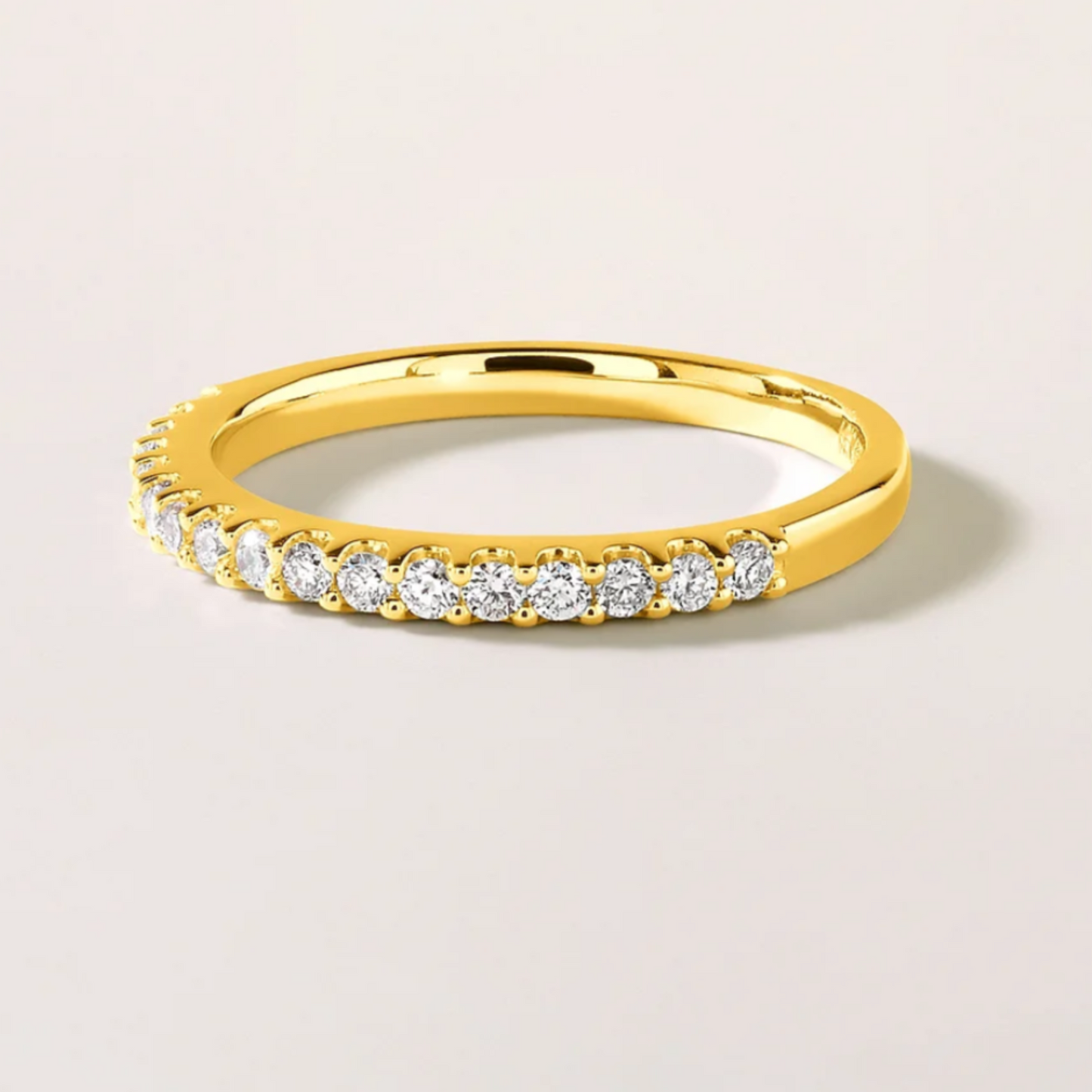 14k Solid Gold Diamond Eternity Ring